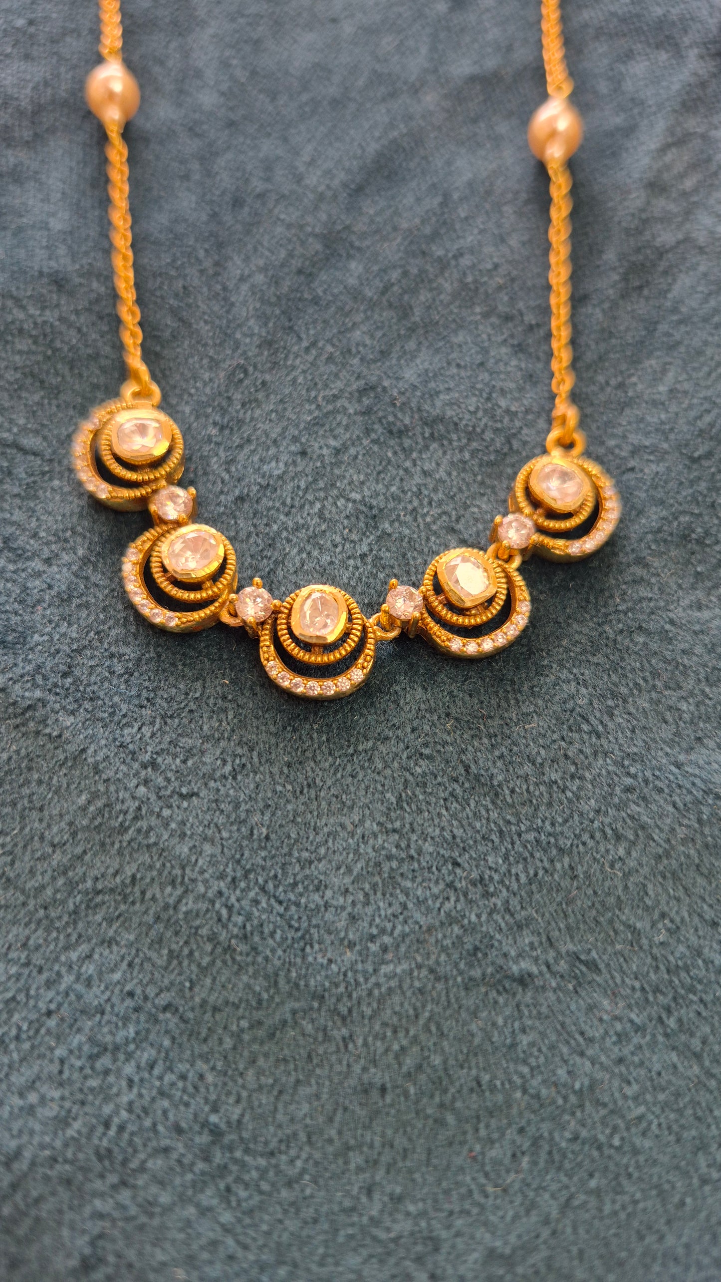 Moissonite pendant chain