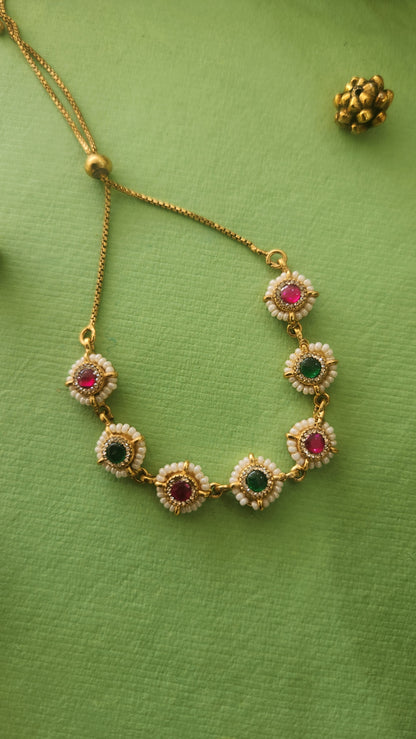 Adjustable Kundan Bracelet