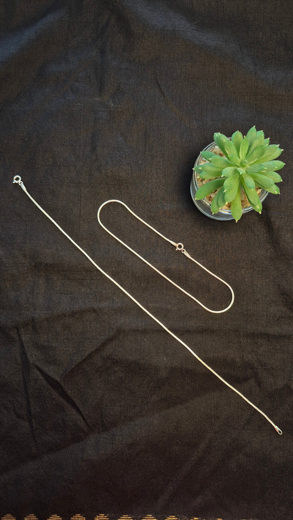 Thin Snake chain minimal anklets