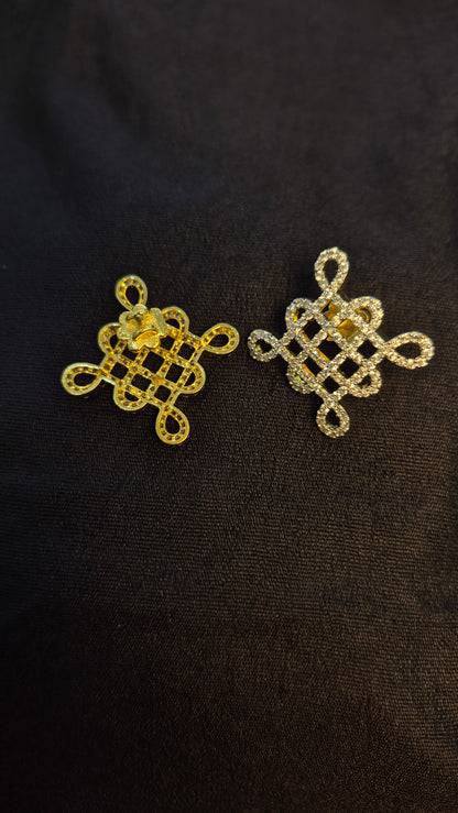 Kolam pendants with stud