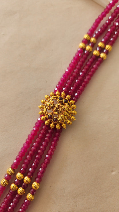 Red Ruby choker necklace