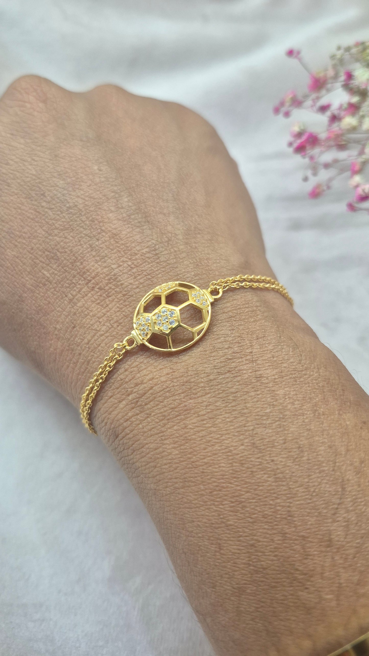 Minimal Honeycomb bracelets