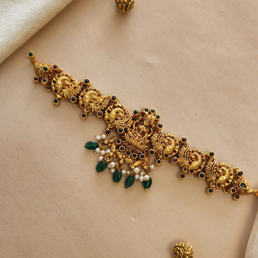 Green beads Chocker necklace