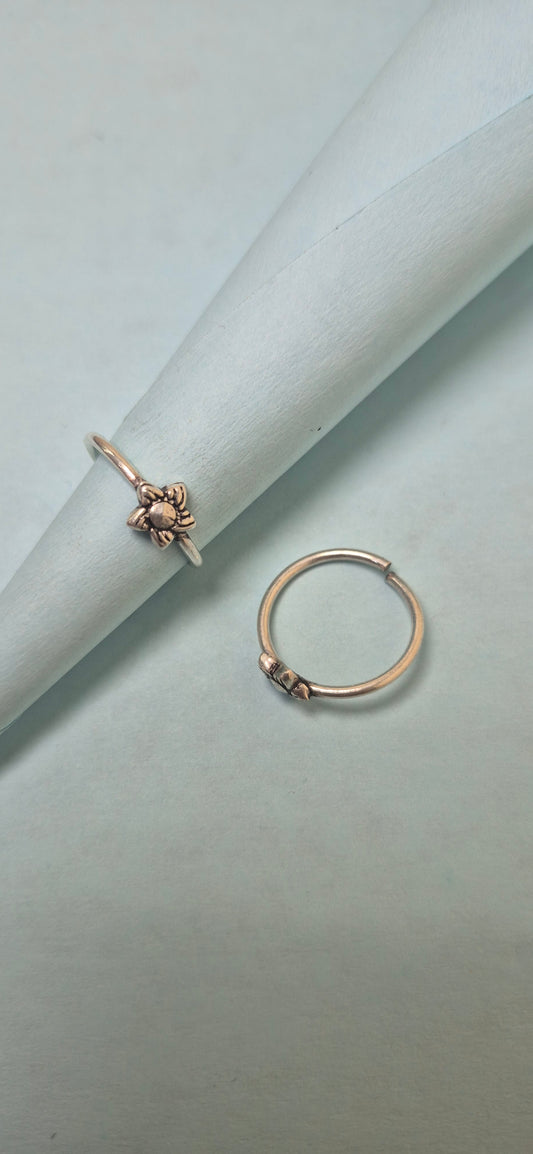 Start flower minimals Toe Rings