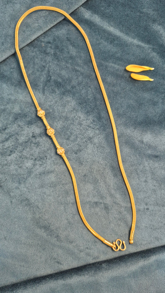 Zircon ball mogapu chain