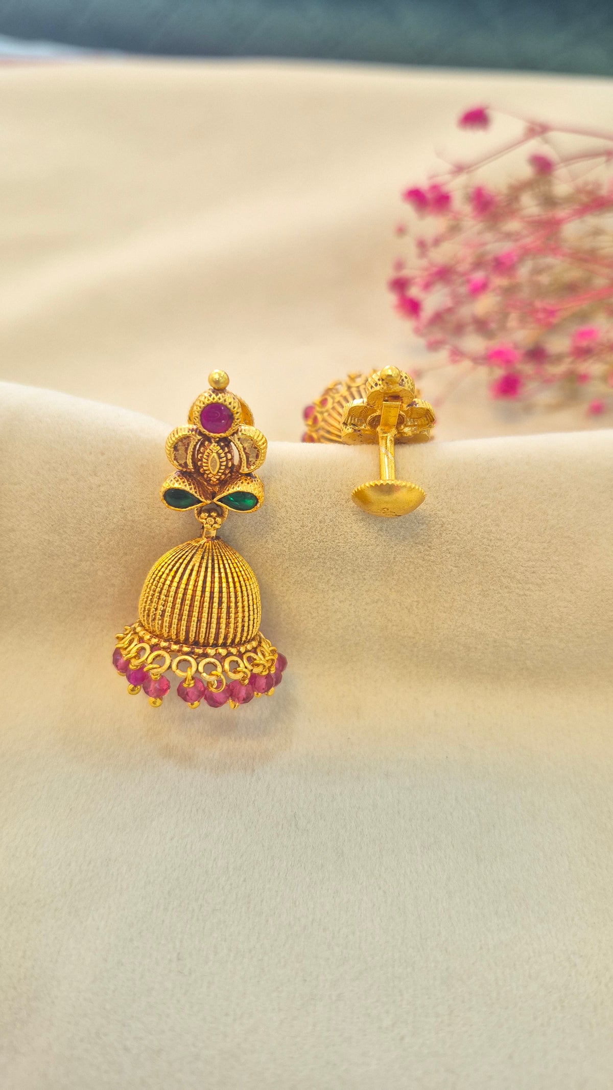 Traditional kerala style jumka