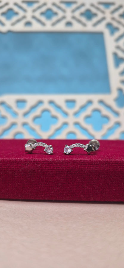 Shooting star studs