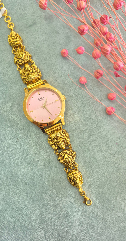 Antique watch Pink dial