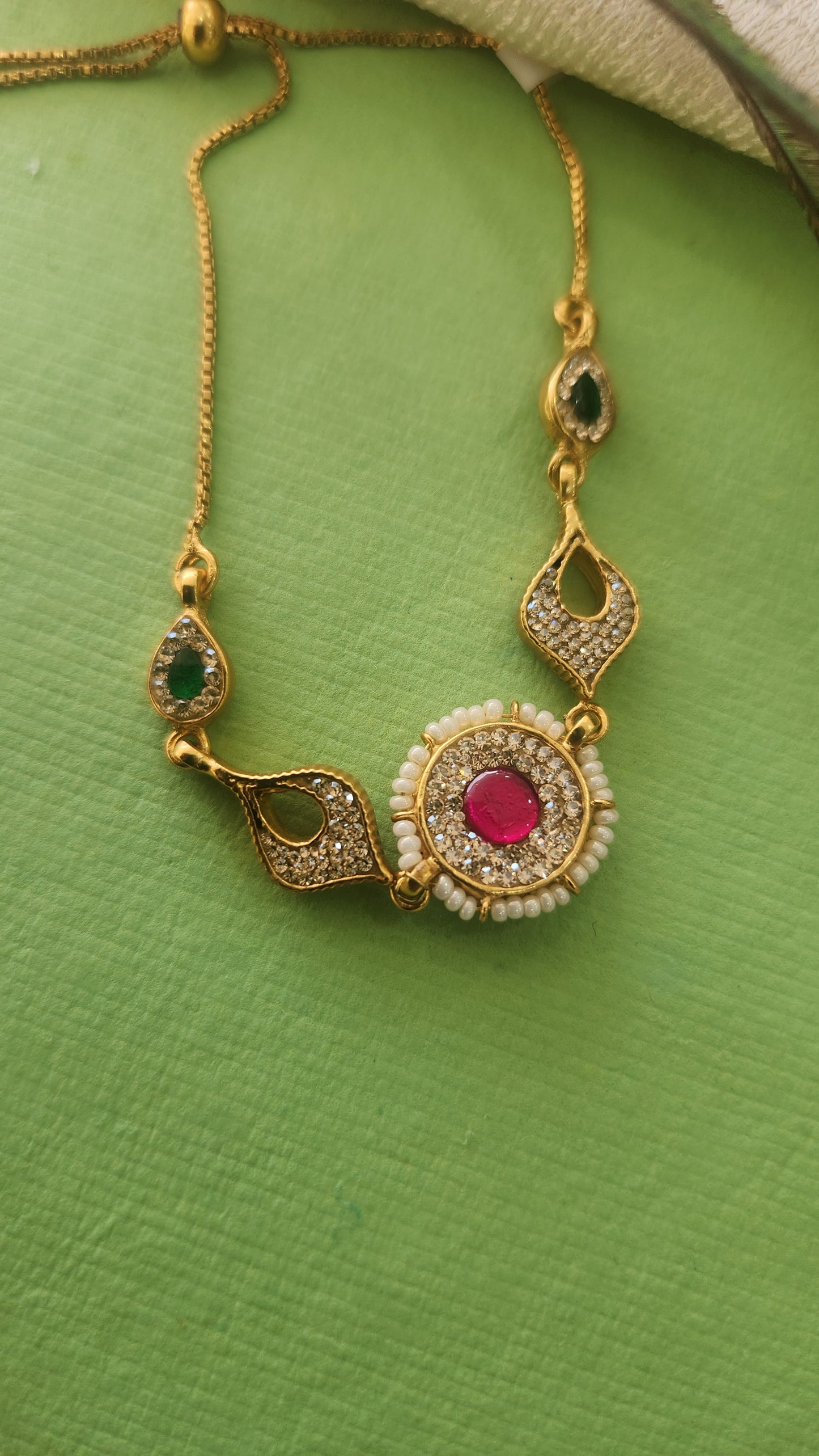 Adjustable Kundan Bracelet