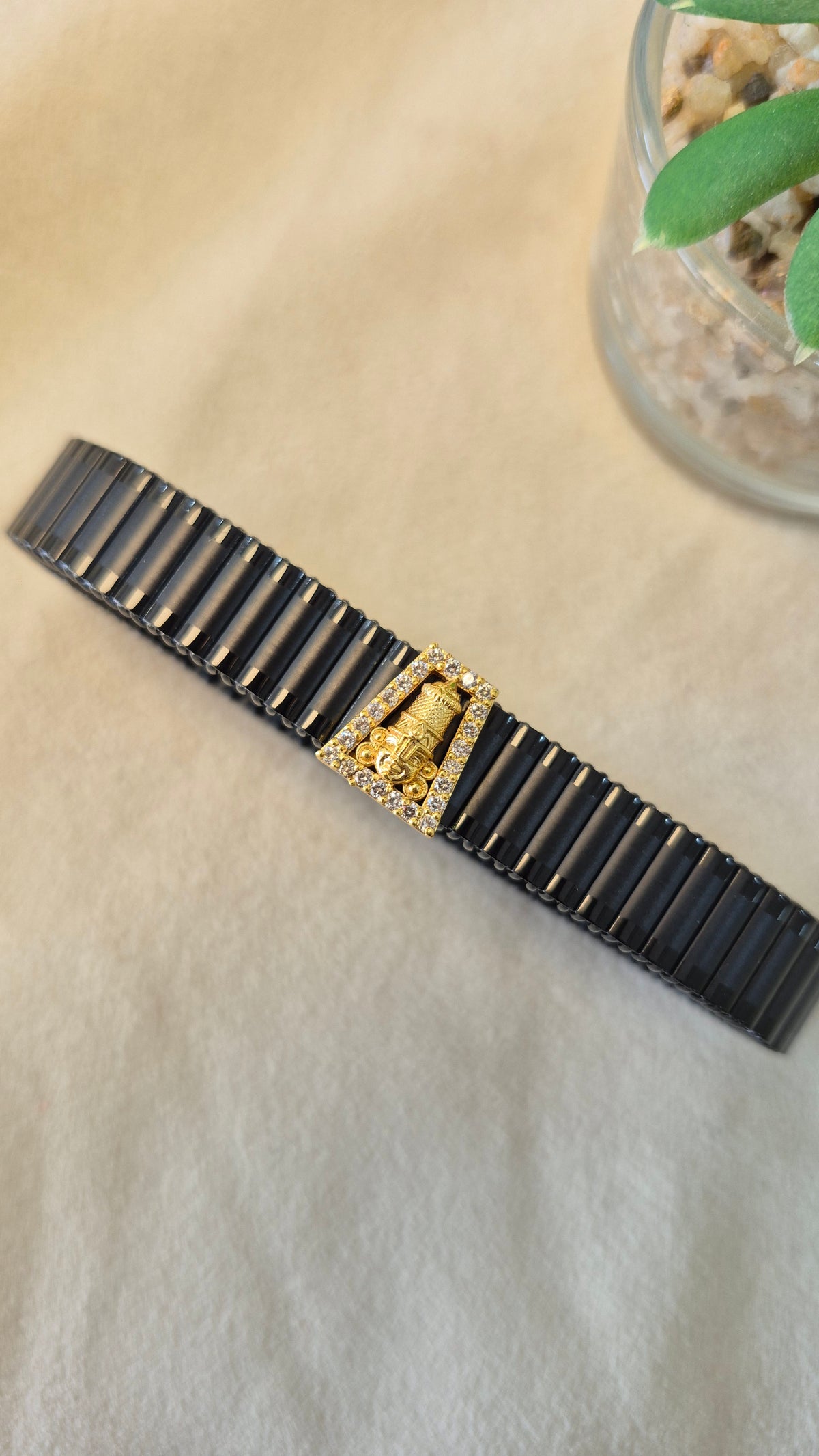 Rolex Mens bracelet black color