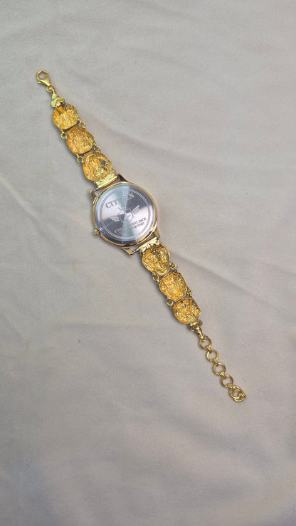 Antique Pink round dial