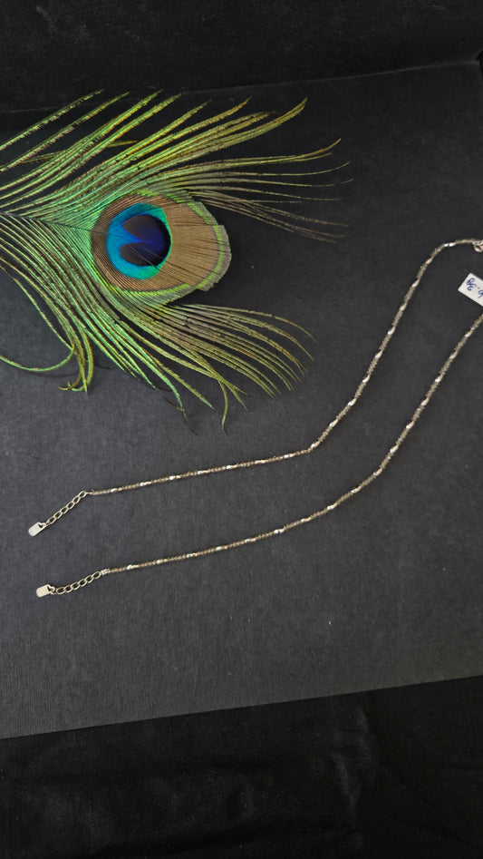 2mm citrine semi precious stone anklets