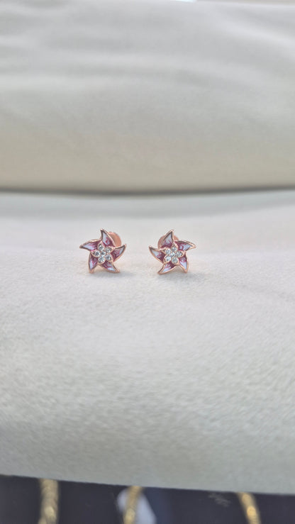 Star red stud
