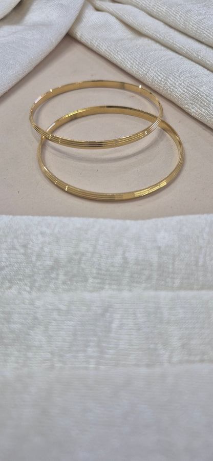 Plain bangles punjabi kada striped style 2.2