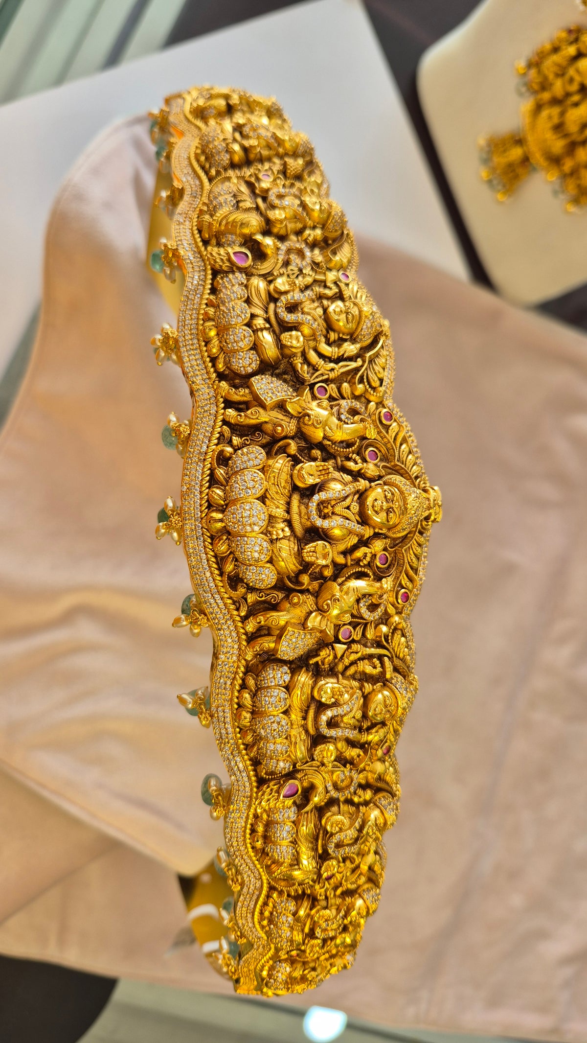 5D Ashta Lakshmi Hip Belt/vaddiyanam