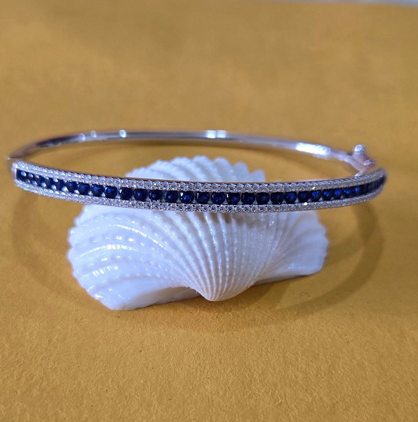 Blue stone sterling bracelets