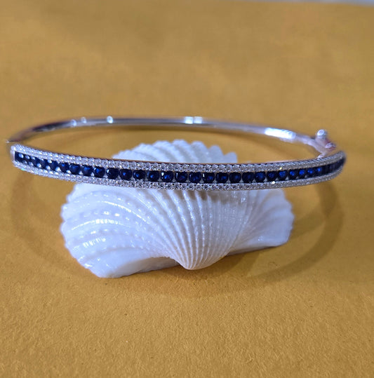 Blue stone sterling bracelets