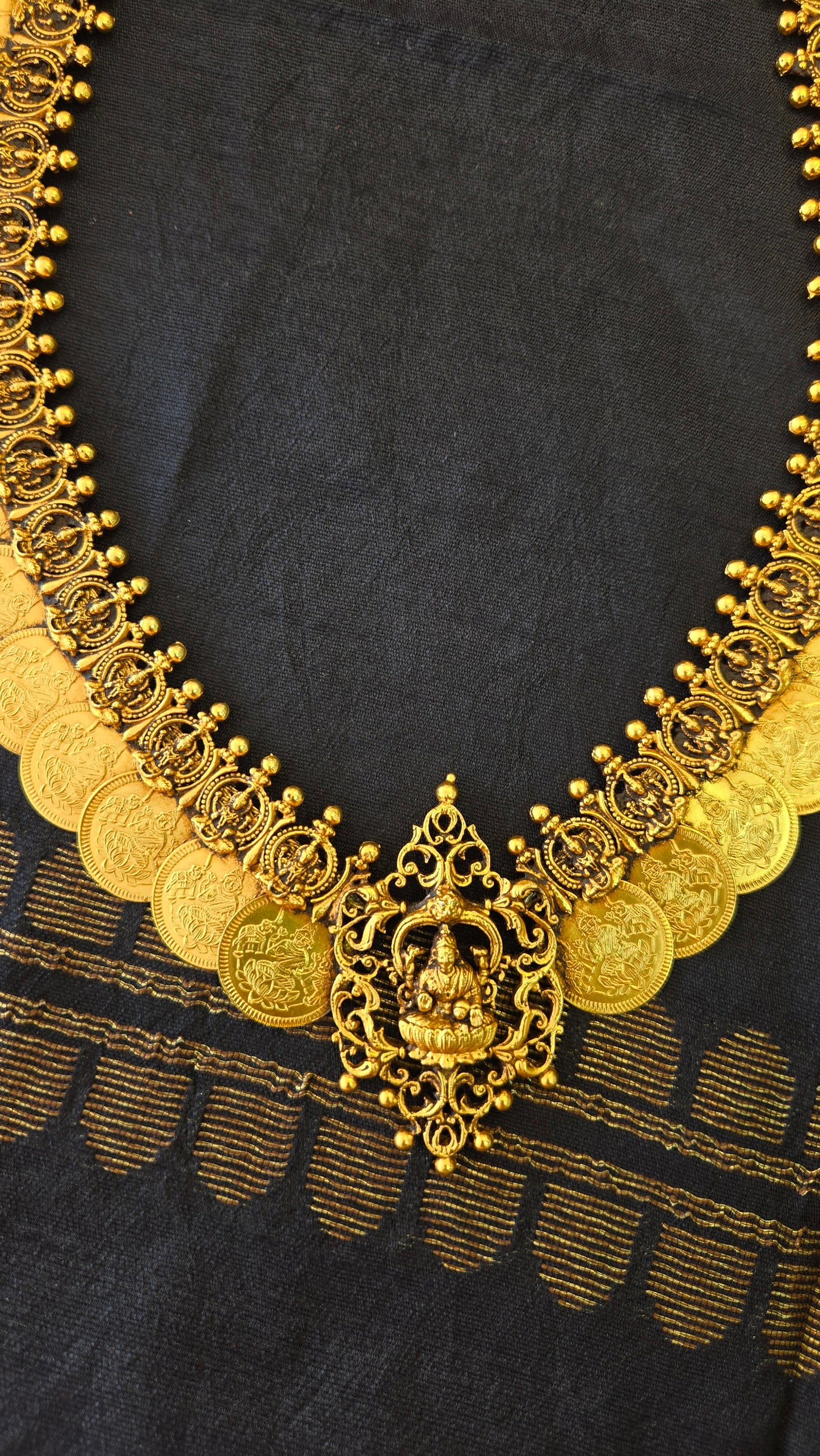 Special Kasu Haram with Laxmi pendant