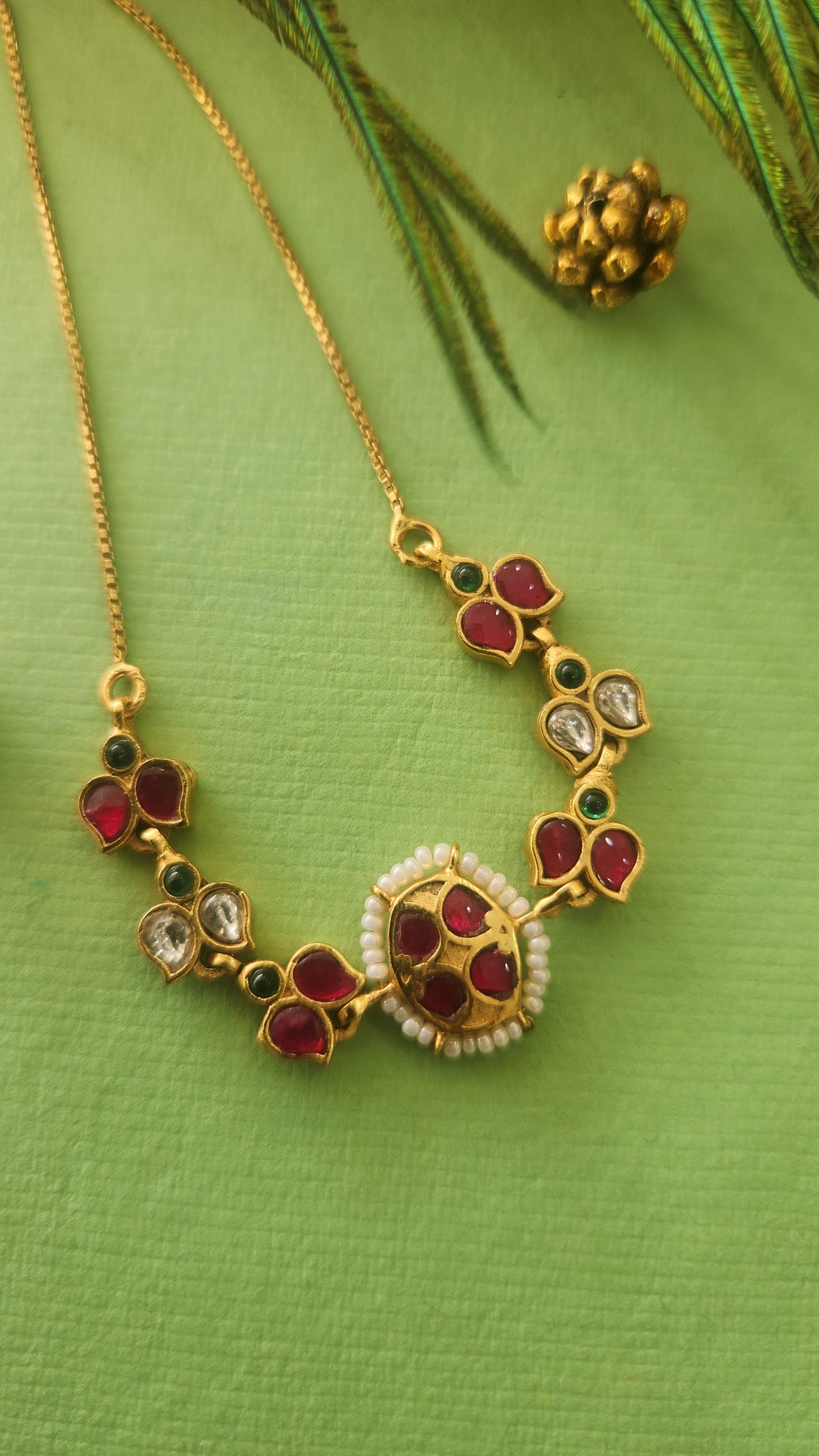 Adjustable Kundan Bracelet