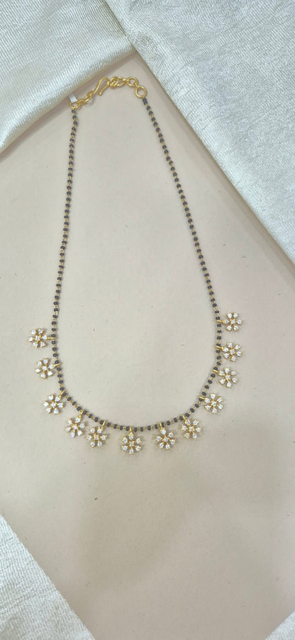 Mangalsutra with flower charms