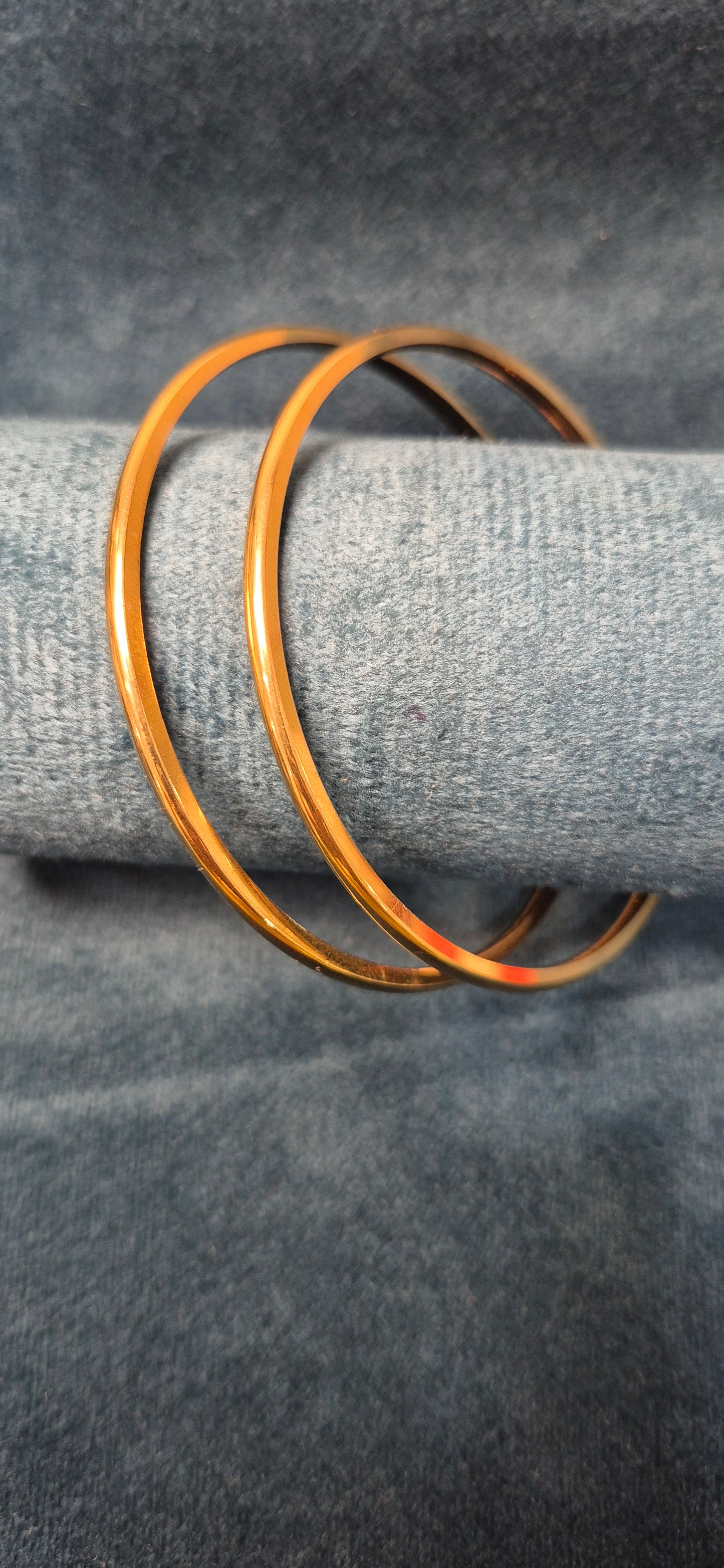 Plain bangles half round