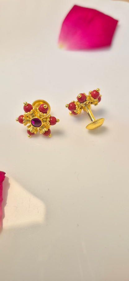 Coral stud
