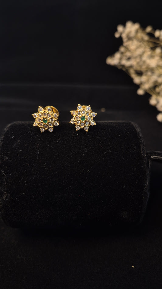 Stone stud snow flake pattern