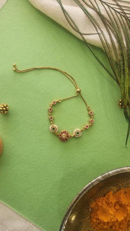Adjustable Kundan Bracelet