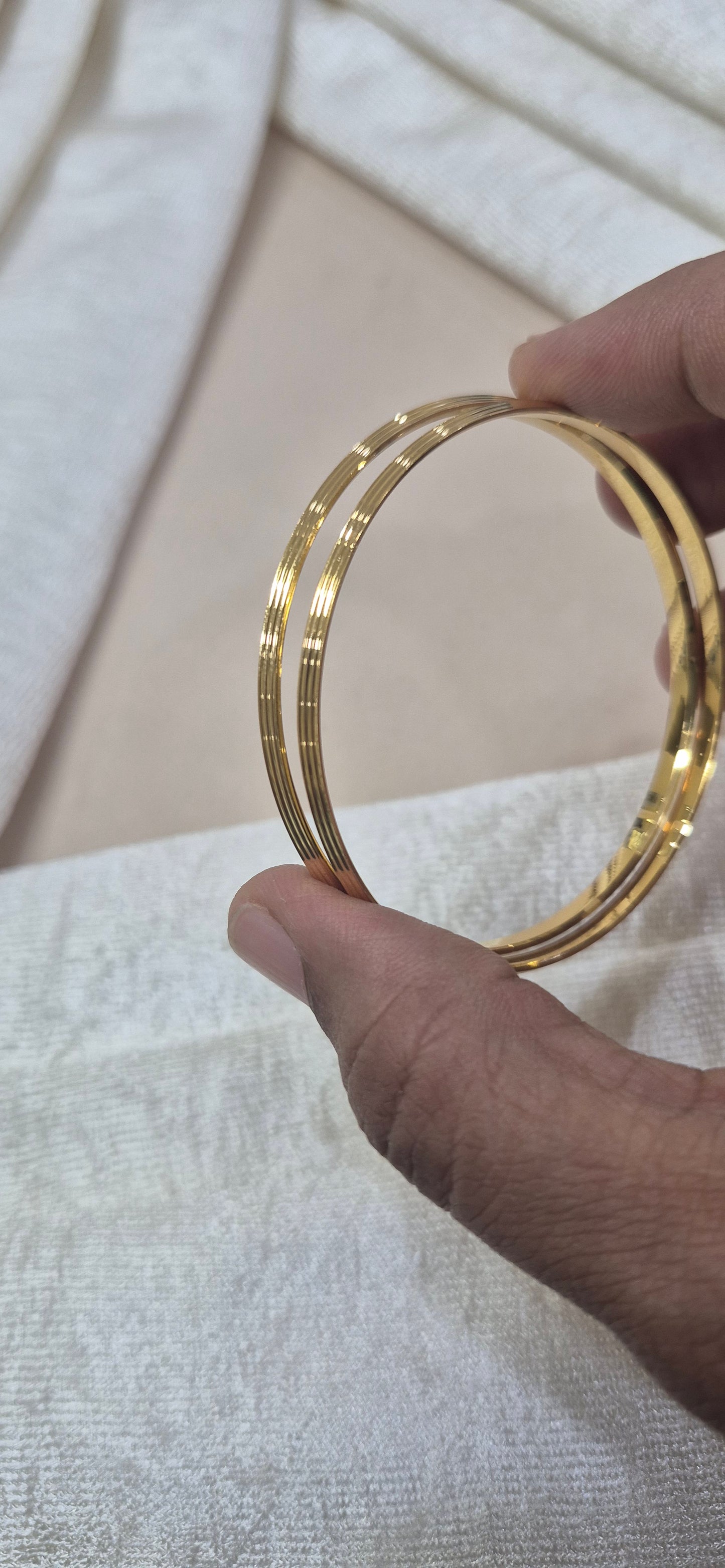 Plain bangles punjabi kada striped style 2.2