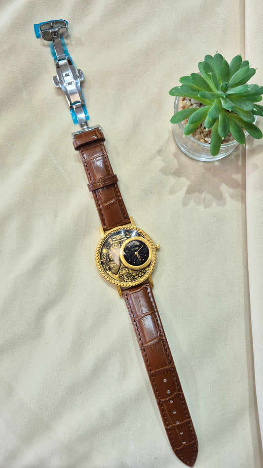 Antique Mens watch with Shiva