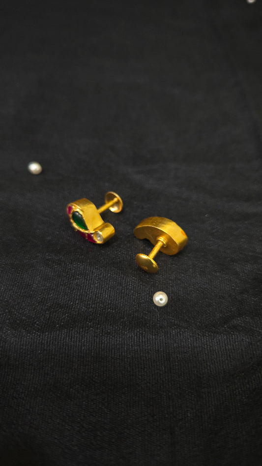 Mango kundan stud