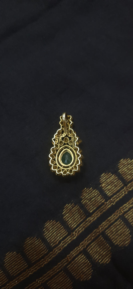 Moissonaite peacock pendant