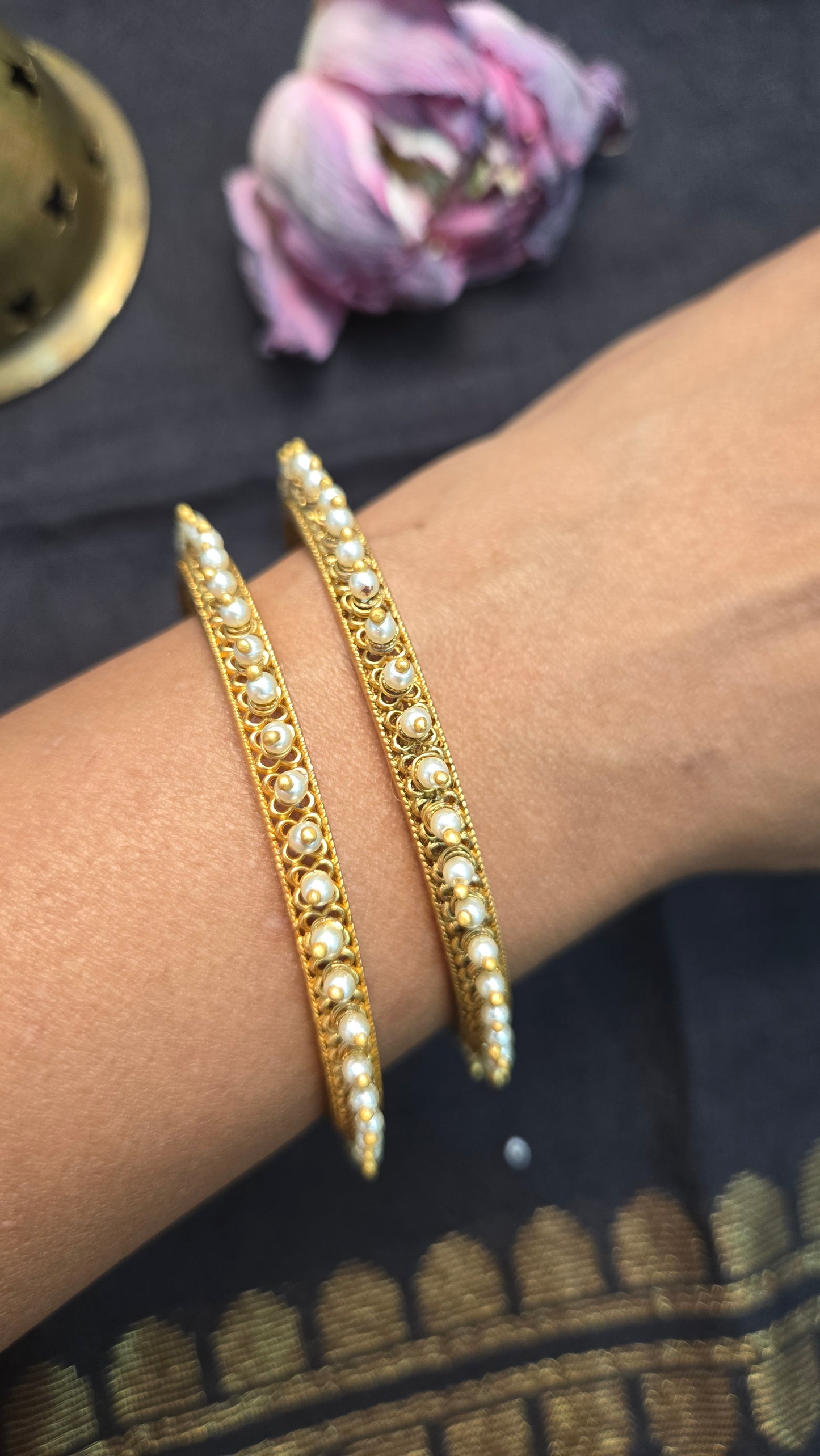 Pearl bangles