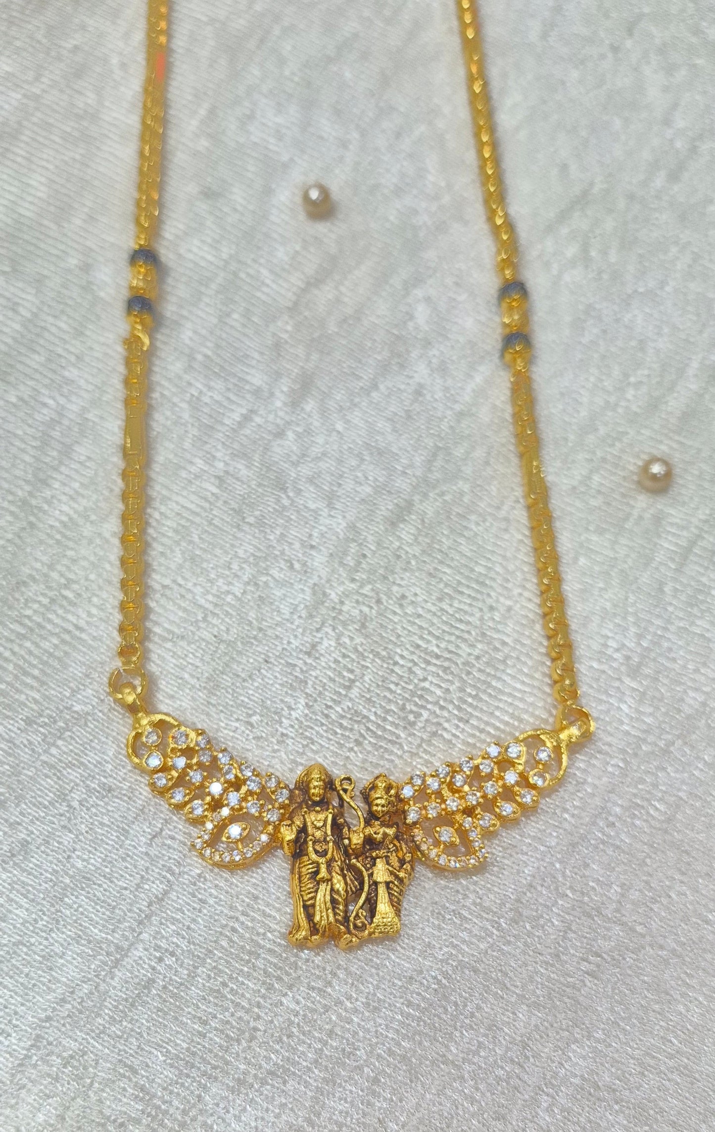 Ram seetha pendant mangalsutra
