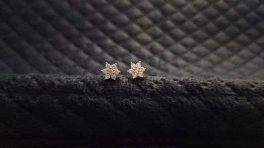 7 stone Nakshatra stud small size