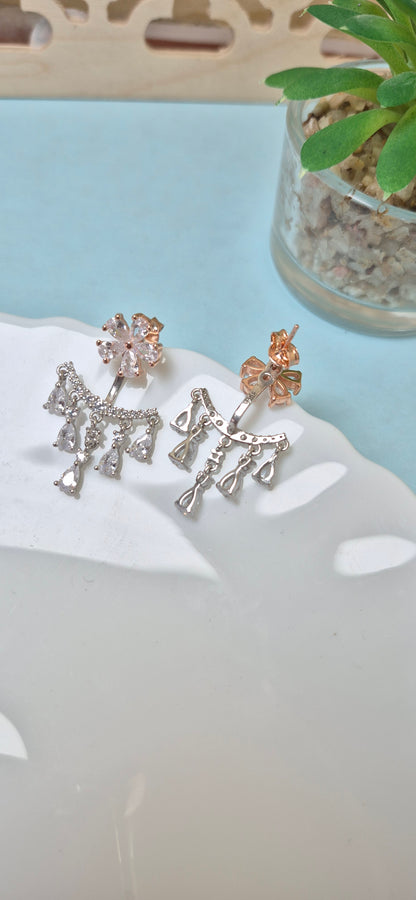2 in 1 studs dual tone