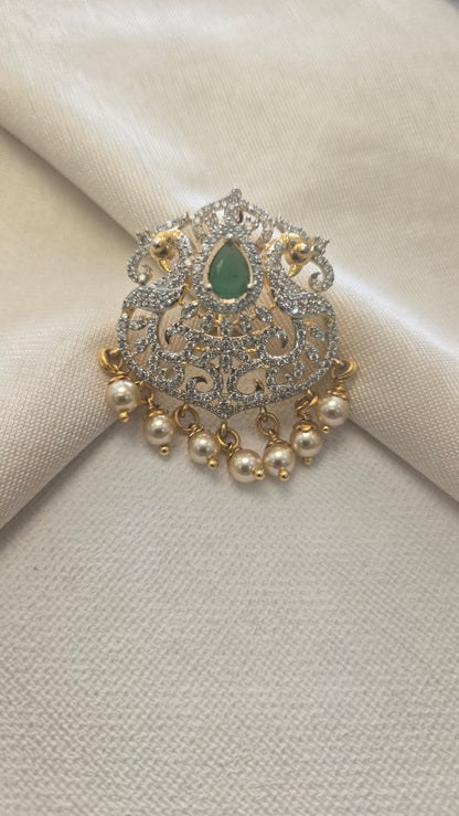 Zircon stone pendant