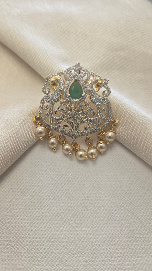 Zircon stone pendant