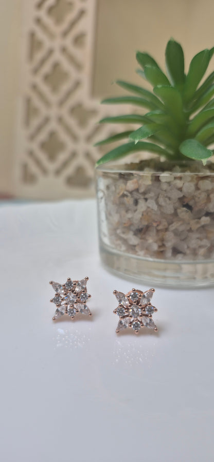 Diamond design stud