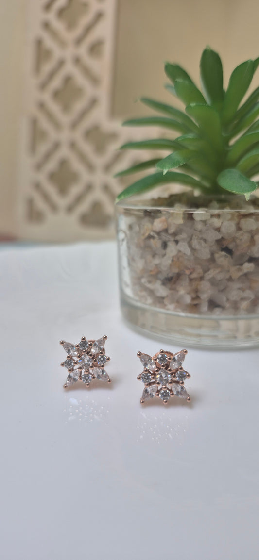Diamond design stud