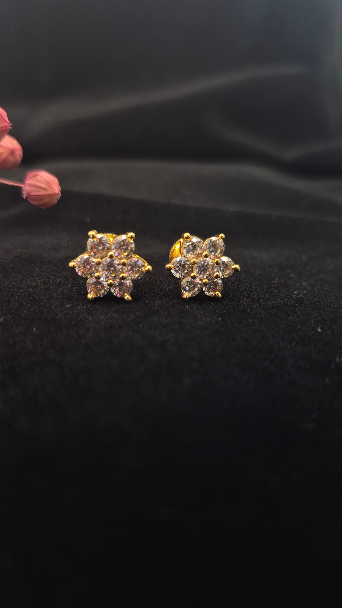 7 stone Nakshatra stud bigger stone size