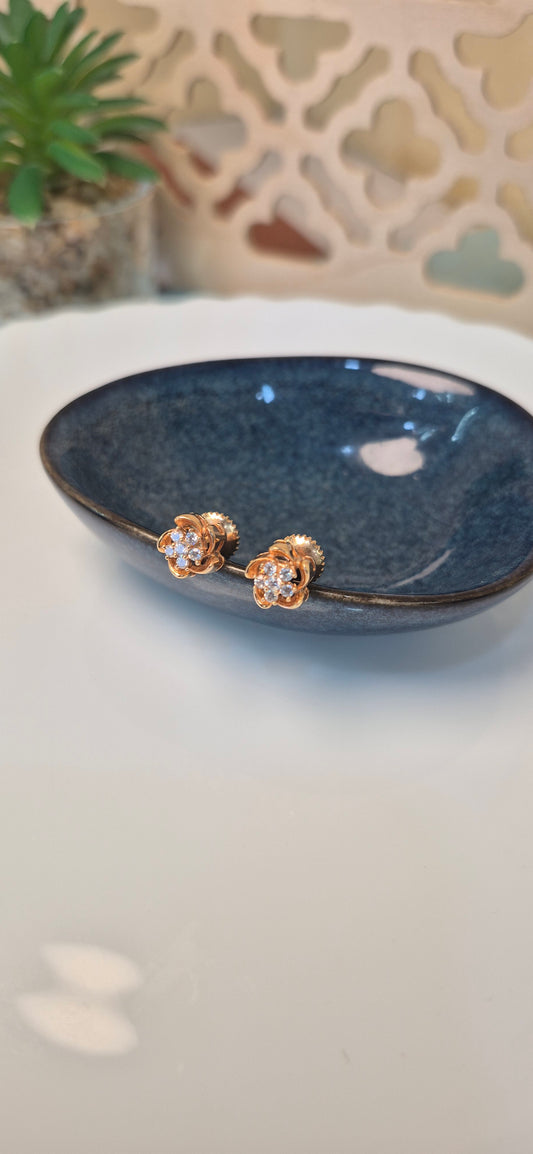 Double flower stud