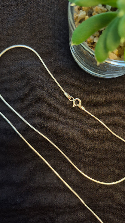 Ultra Thin Snake chain with cutting minimal anklets