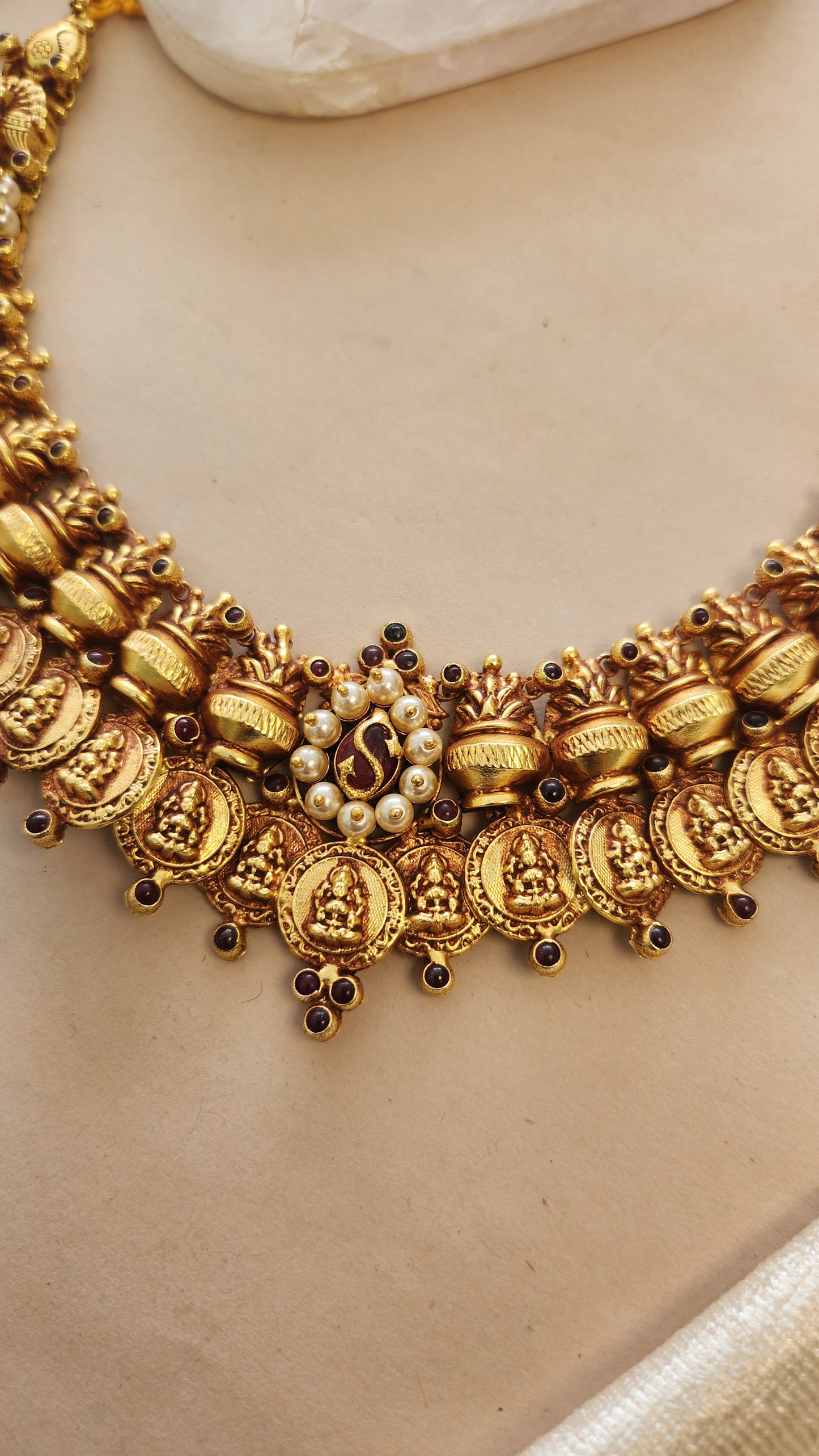Kasu Kumbam Nagas Necklace