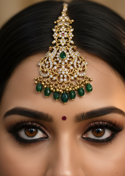 Maang tikka with stones