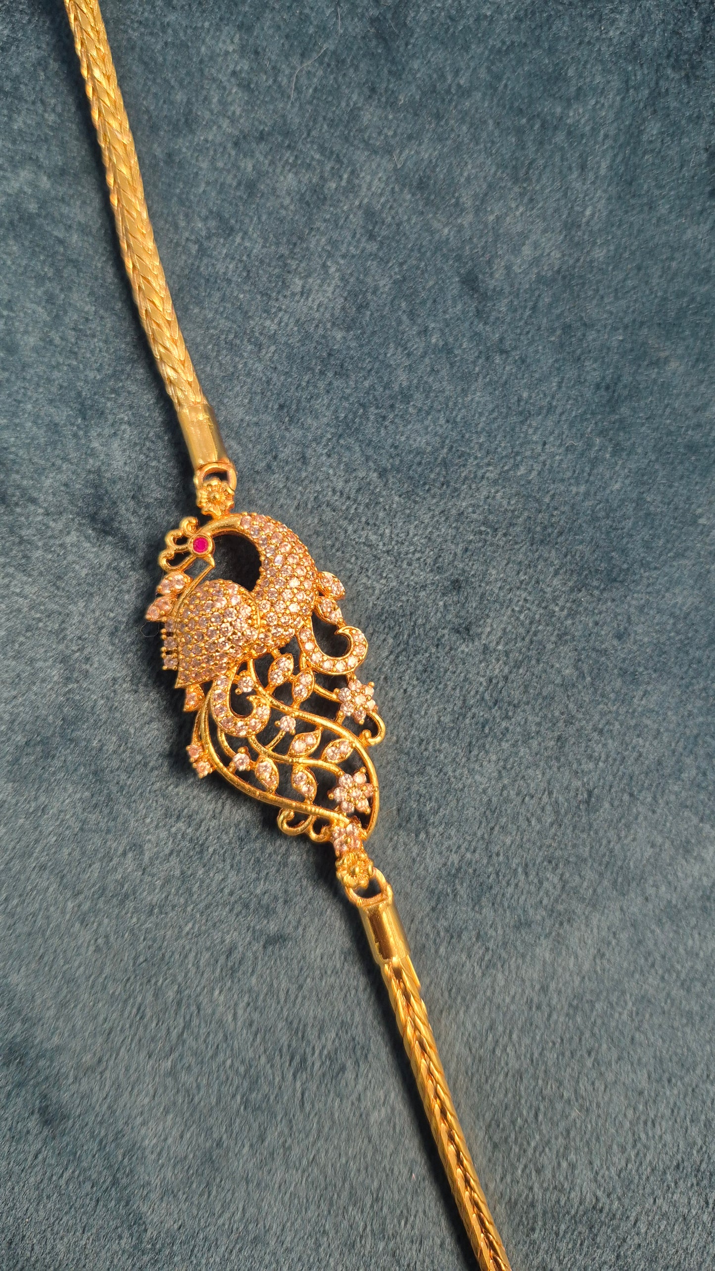 Peacock mogapu mangalyam chain