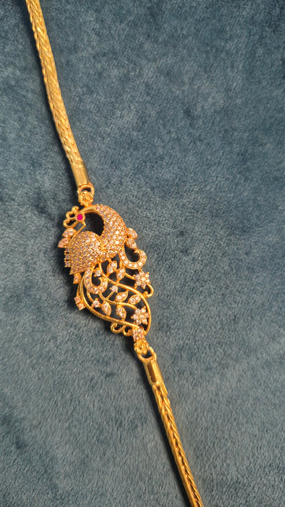 Peacock mogapu mangalyam chain