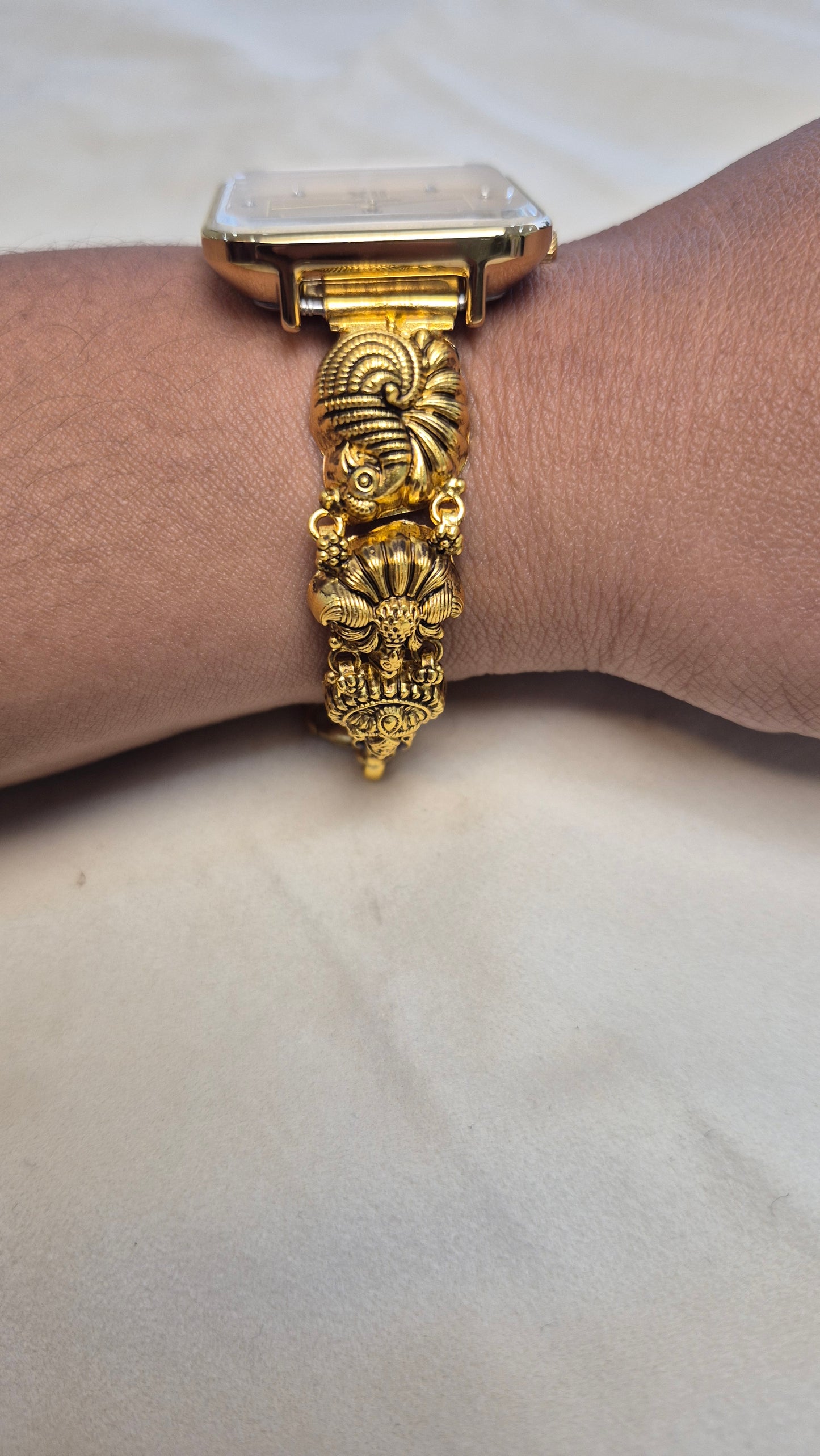 Antique square cream dial