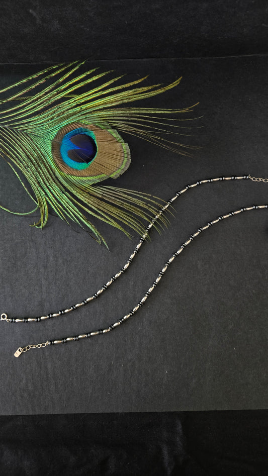 Black Magnetite anklets
