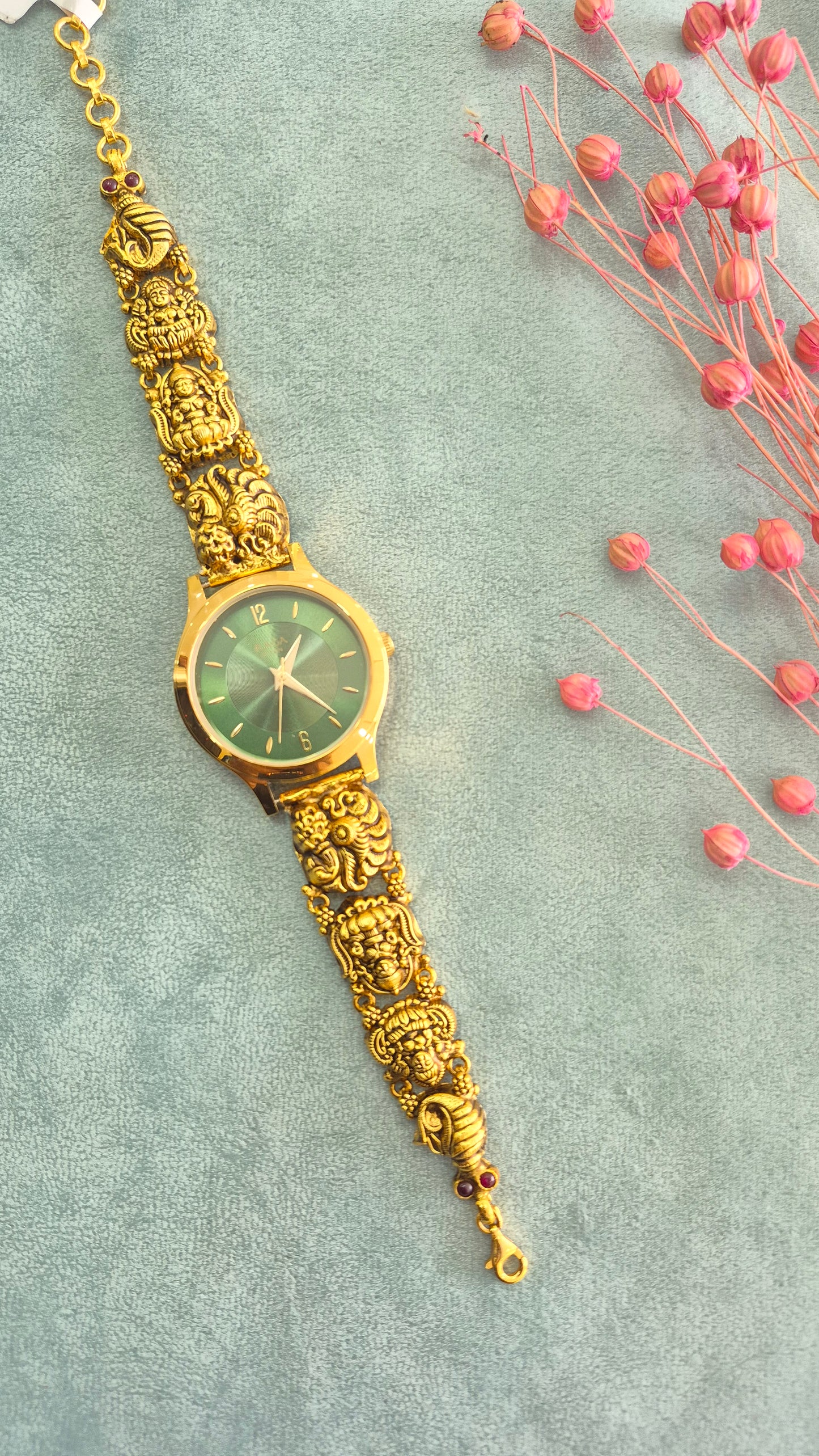 Antique watch Green dial